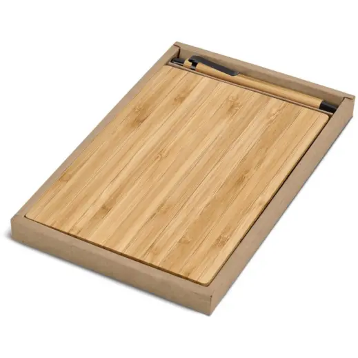 Okiyo Yahari Bamboo Notebook & Pen Set In Box